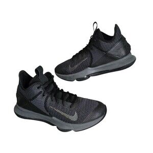 Nike Lebron Witness 4 Shoes Mens Size 11 Black Iron Grey Sneakers BV7427-003